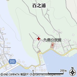 愛媛県宇和島市百之浦1359周辺の地図