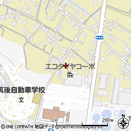 福岡県筑後市熊野827-53周辺の地図