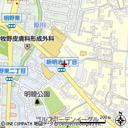 大分トヨタ自動車株式会社　アケノプラザ周辺の地図