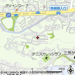 大分県大分市三芳910-5周辺の地図