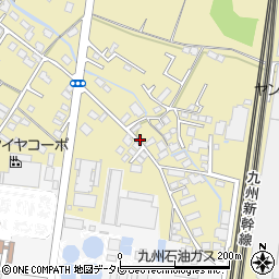 福岡県筑後市熊野867周辺の地図