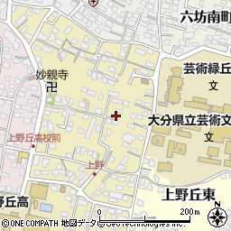 大分県大分市上野丘西9周辺の地図