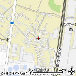 福岡県筑後市熊野1789周辺の地図