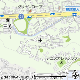 大分県大分市三芳953-1周辺の地図