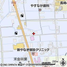 福岡県八女市吉田581周辺の地図