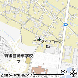 福岡県筑後市熊野812周辺の地図