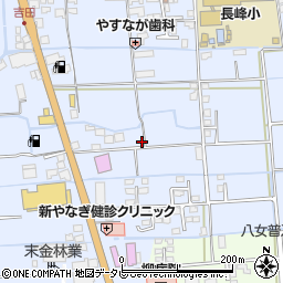 福岡県八女市吉田577周辺の地図