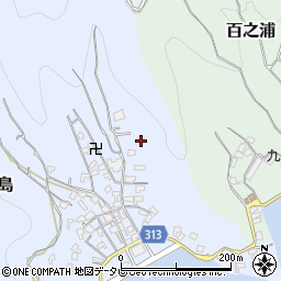 愛媛県宇和島市本九島1519周辺の地図