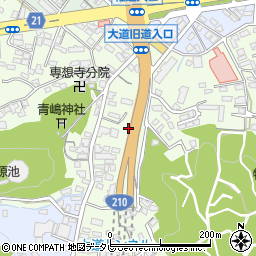 大分県大分市三芳466-2周辺の地図