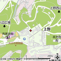 大分県大分市上野898周辺の地図