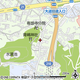 大分県大分市三芳832-1周辺の地図