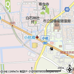 佐賀県佐賀市小杭185周辺の地図