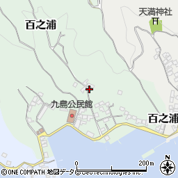愛媛県宇和島市百之浦1194周辺の地図