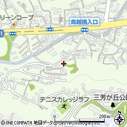 大分県大分市三芳910-12周辺の地図