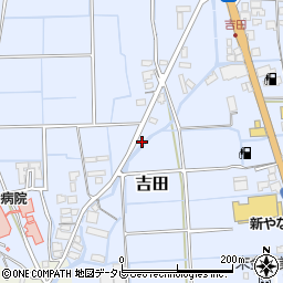 福岡県八女市吉田874周辺の地図