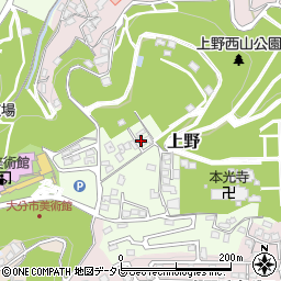 大分県大分市上野902周辺の地図