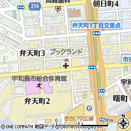 ブックランド宇和島店周辺の地図