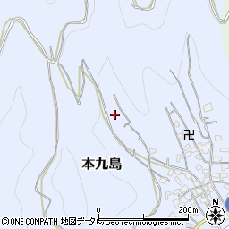 愛媛県宇和島市本九島1597周辺の地図