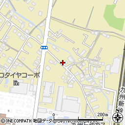 福岡県筑後市熊野873-3周辺の地図