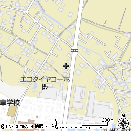 福岡県筑後市熊野827-93周辺の地図