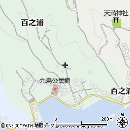 愛媛県宇和島市百之浦1186周辺の地図