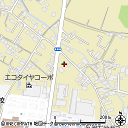 福岡県筑後市熊野827-19周辺の地図