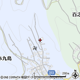 愛媛県宇和島市本九島1503周辺の地図