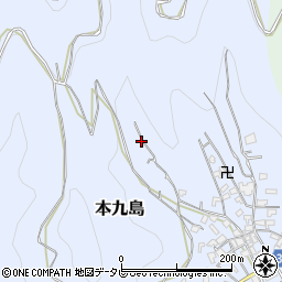 愛媛県宇和島市本九島1596周辺の地図