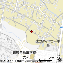 福岡県筑後市熊野817周辺の地図