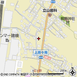 福岡県筑後市熊野1496-4周辺の地図