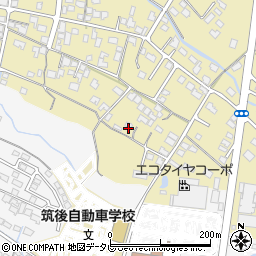 福岡県筑後市熊野817-4周辺の地図