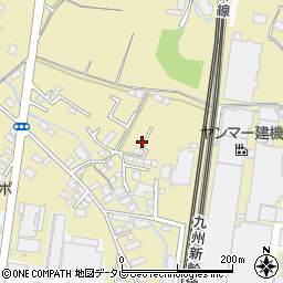 福岡県筑後市熊野1673周辺の地図