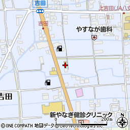 福岡県八女市吉田806周辺の地図