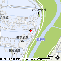 佐賀県佐賀市久保田町大字新田12周辺の地図