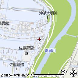 佐賀県佐賀市久保田町大字新田9周辺の地図