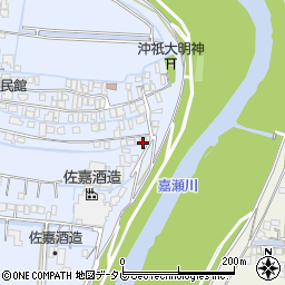 佐賀県佐賀市久保田町大字新田7周辺の地図