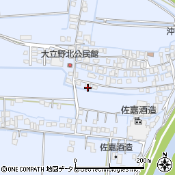 佐賀県佐賀市久保田町大字新田21周辺の地図