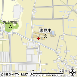 八女市立忠見小学校周辺の地図