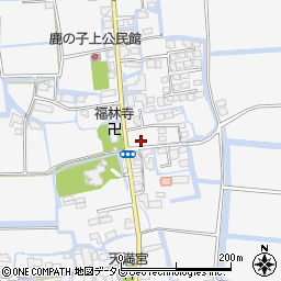 佐賀県佐賀市本庄町鹿子周辺の地図