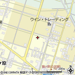福岡県八女市龍ケ原周辺の地図