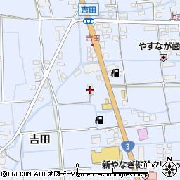 福岡県八女市吉田813周辺の地図