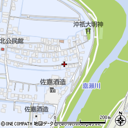 佐賀県佐賀市久保田町大字新田692周辺の地図