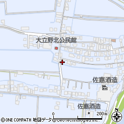 佐賀県佐賀市久保田町大字新田22周辺の地図