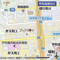 進和珈琲株式会社　宇和島支店周辺の地図