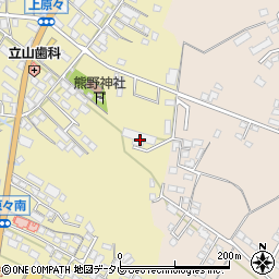 福岡県筑後市熊野1447-1周辺の地図