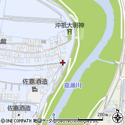 佐賀県佐賀市久保田町大字新田5周辺の地図