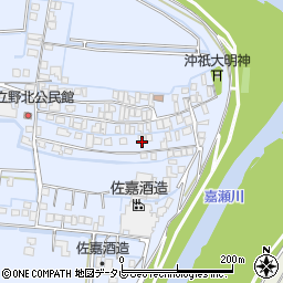 佐賀県佐賀市久保田町大字新田706周辺の地図