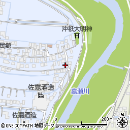 佐賀県佐賀市久保田町大字新田6周辺の地図