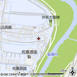 佐賀県佐賀市久保田町大字新田13周辺の地図