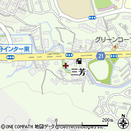 東九州アポロ株式会社　大分インターＳＳ周辺の地図